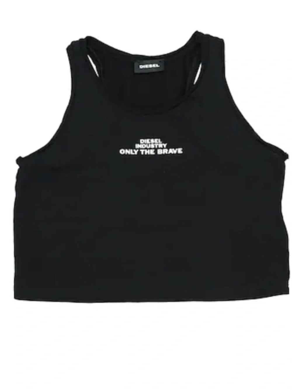 Girls Diesel Black Tee 100% Cotton